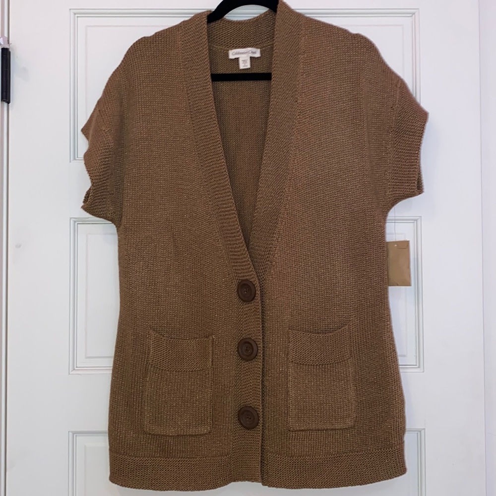 Deep V cardigan